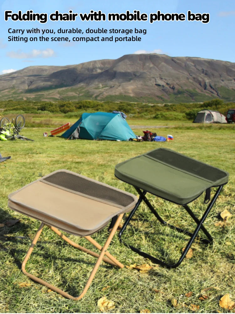 Lightweight Portable Foldable Backpack Chair for Outdoor Adventures