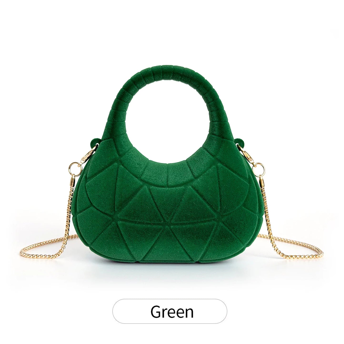 Mini Velvet Chain Evening Bag | Luxurious Crossbody Handbag