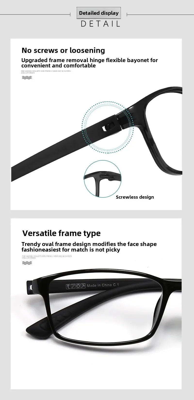 Men's Ultralight Prescription Sports Eyewear | Anti-Blue Ray Glasses