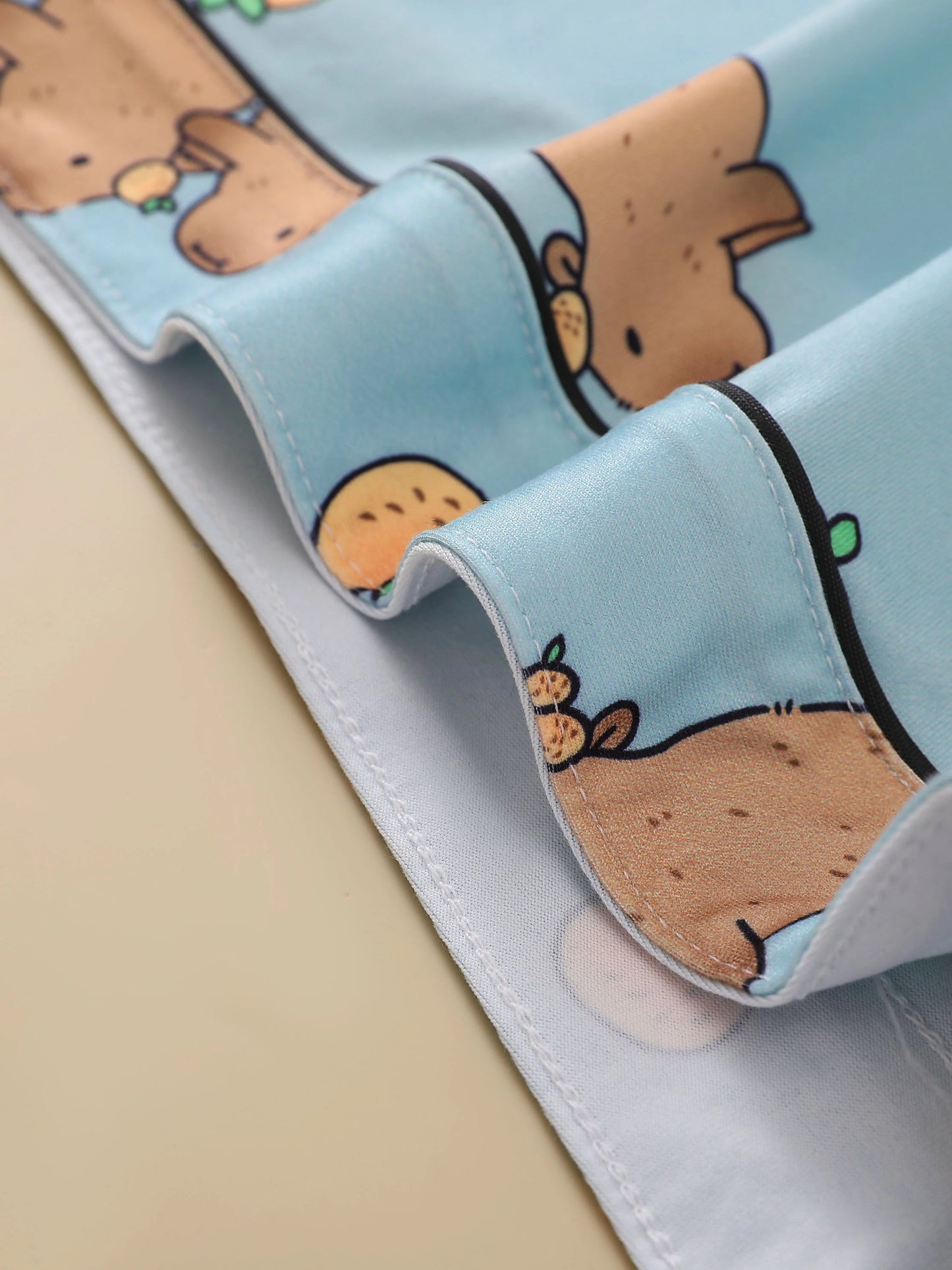 Cute Capybara Cardigan Pajamas Set for Women | Comfy Sleepwear
