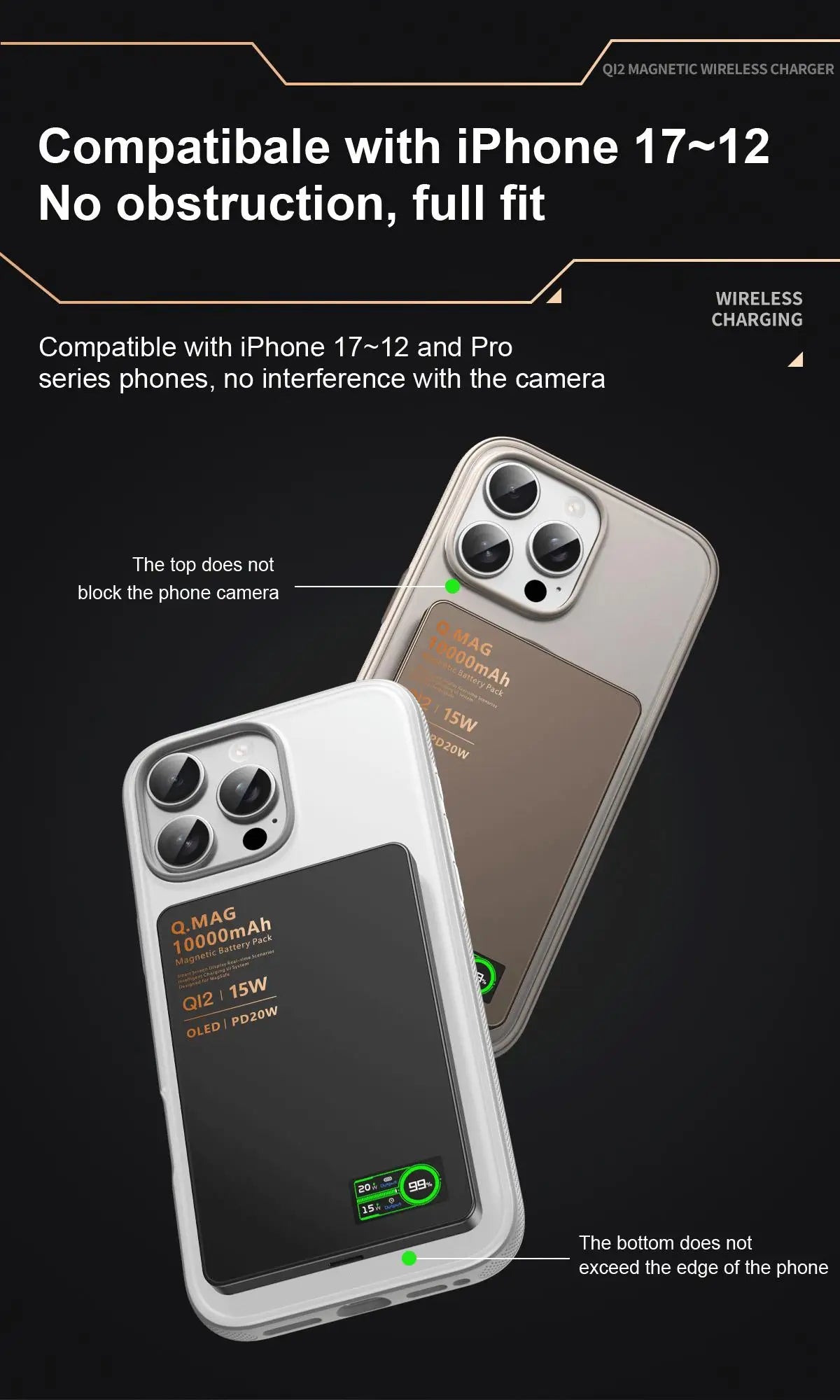 Magnetic Wireless Powerbank | Fast Charging for All Devices