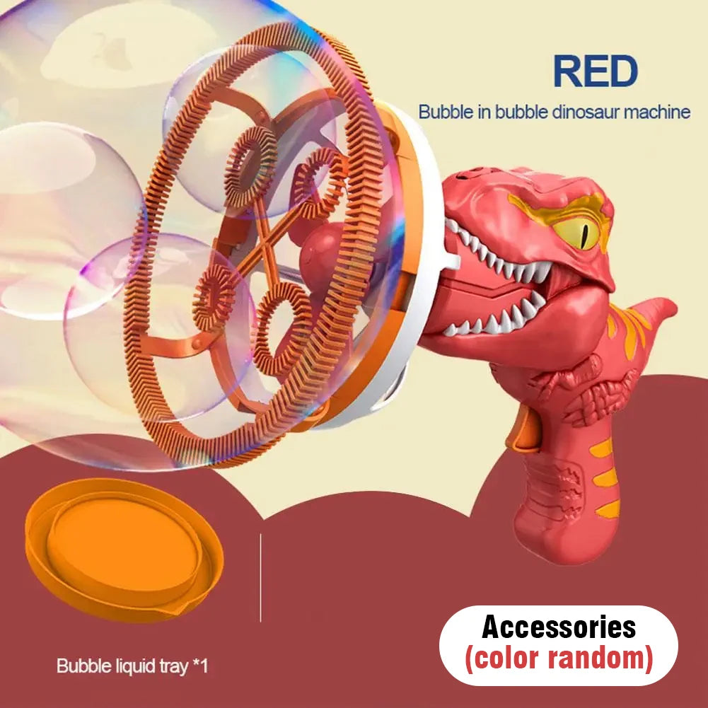 Dinosaur Electric Bubble Gun | Fun Automatic Bubble Machine for Kids