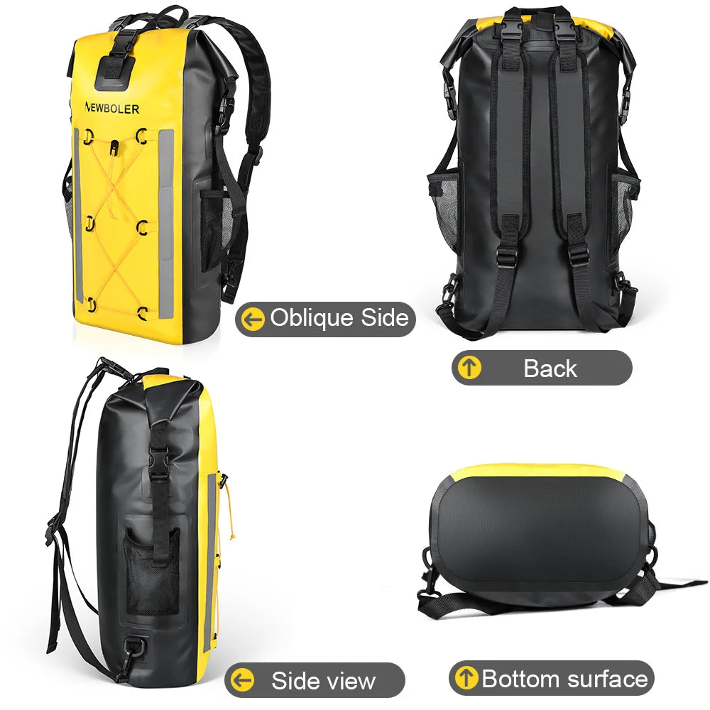 Waterproof Kayak Dry Bag | Large Swimming Backpack for Adventure