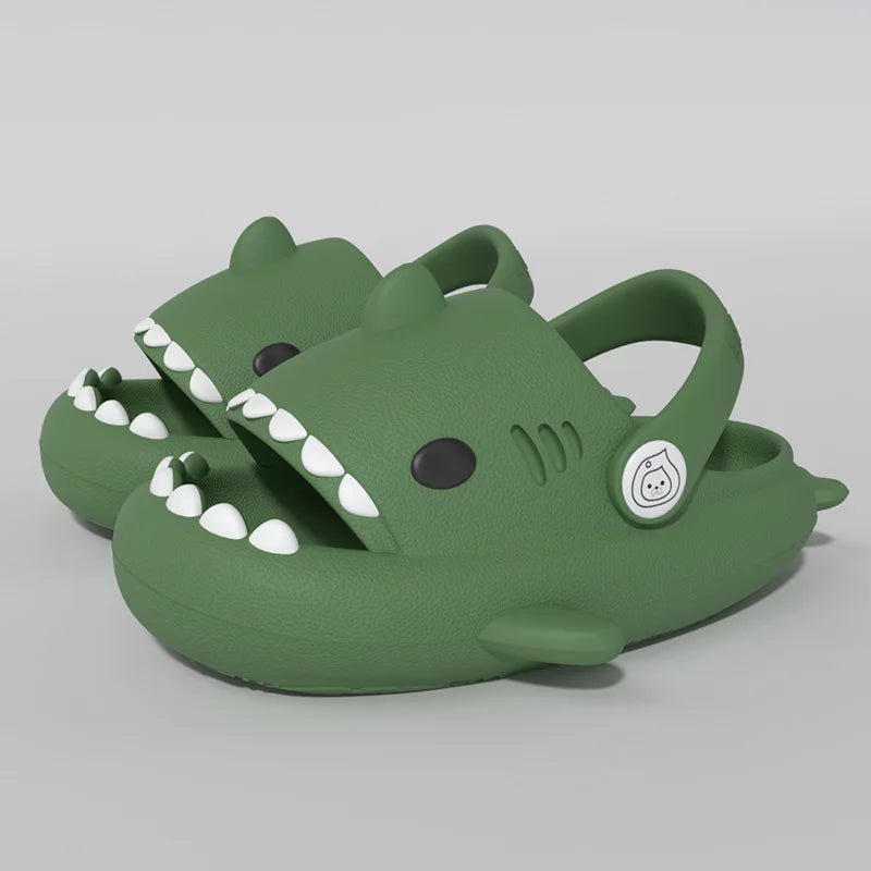 Kids Shark Slippers | Cartoon Non-slip Soft Sandals for Summer
