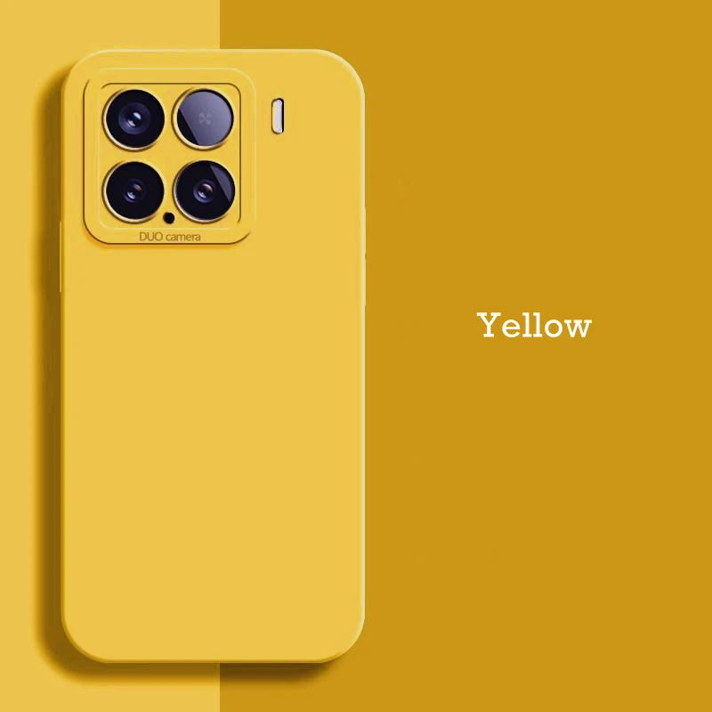 Fashion Lens Protection Phone Case for Xiaomi 17 Pro Max 12 13 13T 14 15 Pro Square Candy Built-in Fluff Shockproof Soft Cover