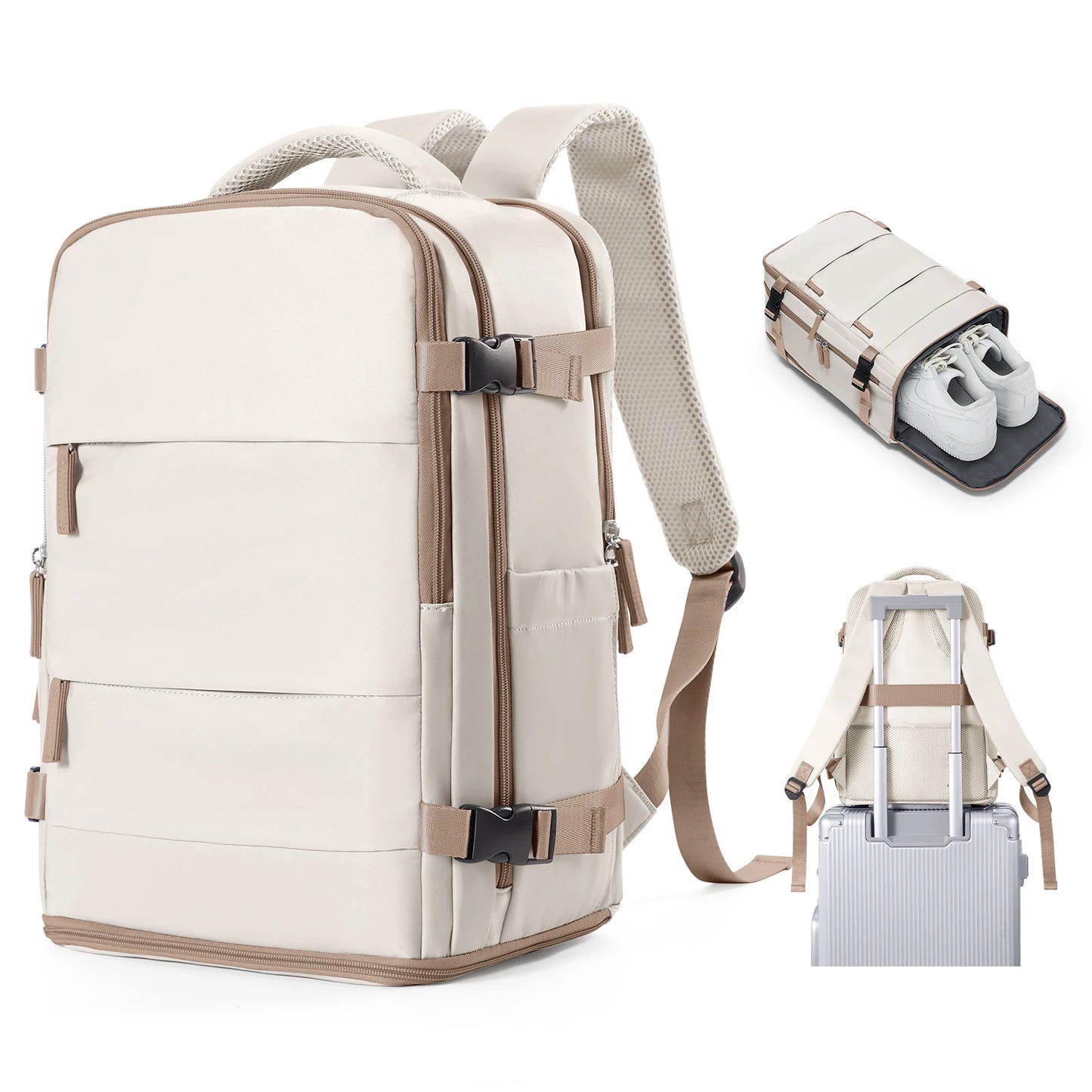 Versatile Waterproof Travel Backpack for Men & Women | Spacious Design