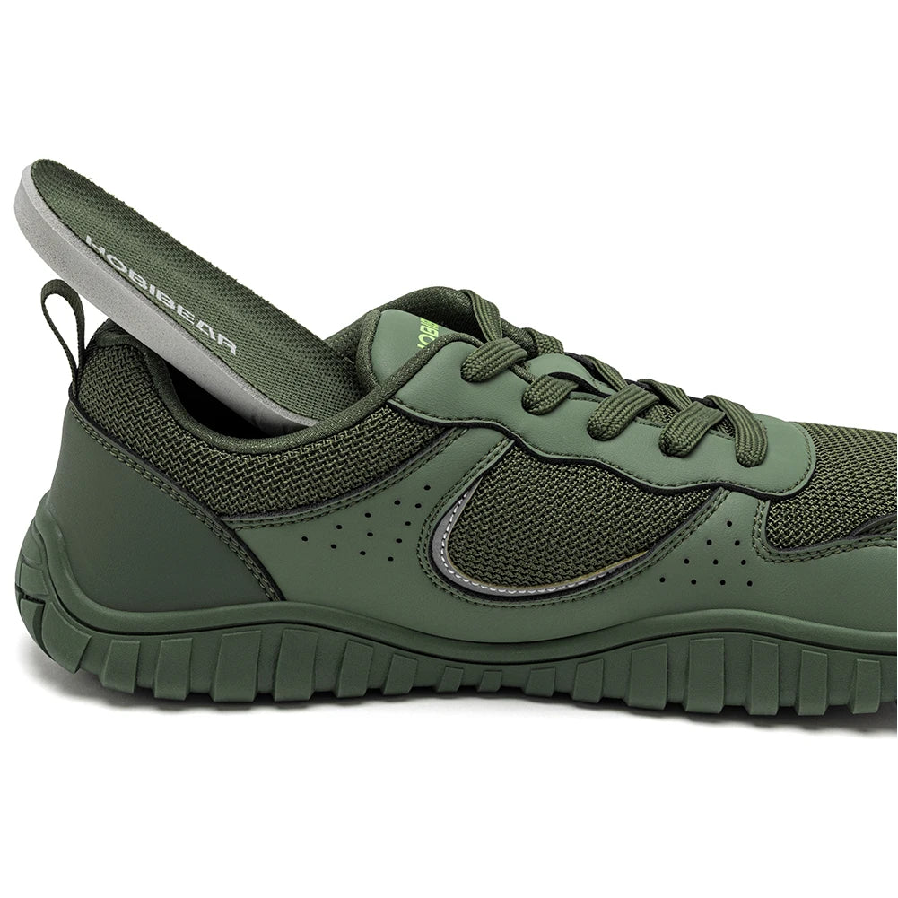 Unisex Wide Toe Sneakers | Comfortable Lace Up Walking Shoes