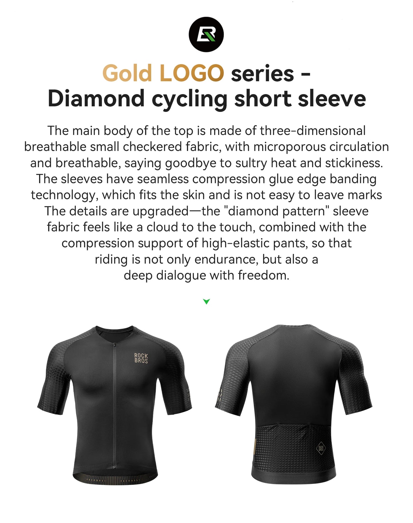 Breathable Short Sleeve Cycling Jersey | Windproof & Reflective Shirt