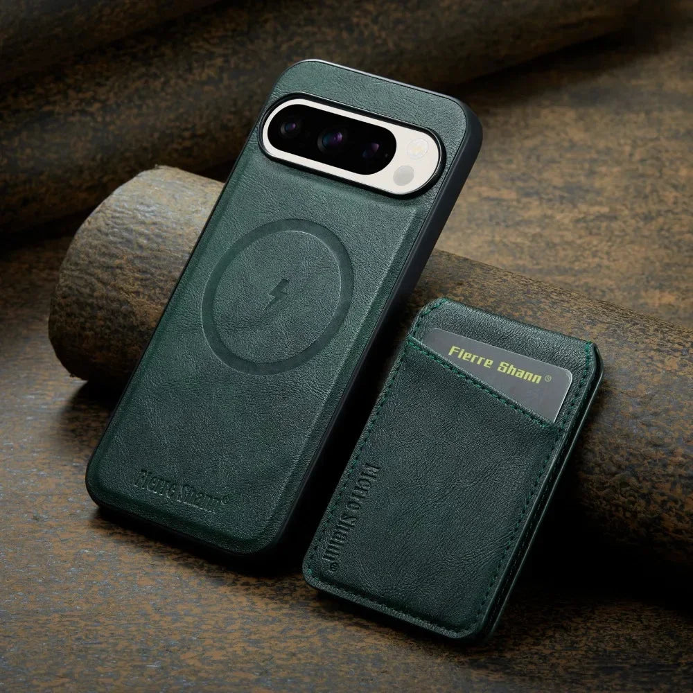 Detachable 2 in 1 Leather Wallet Case for Google Pixel | Card Holder