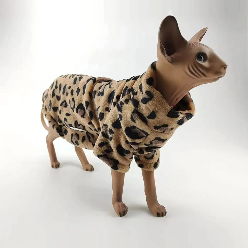 Ropa Abrigadora y a la Moda para Gatos Sphynx | Atuendos Cálidos de Invierno