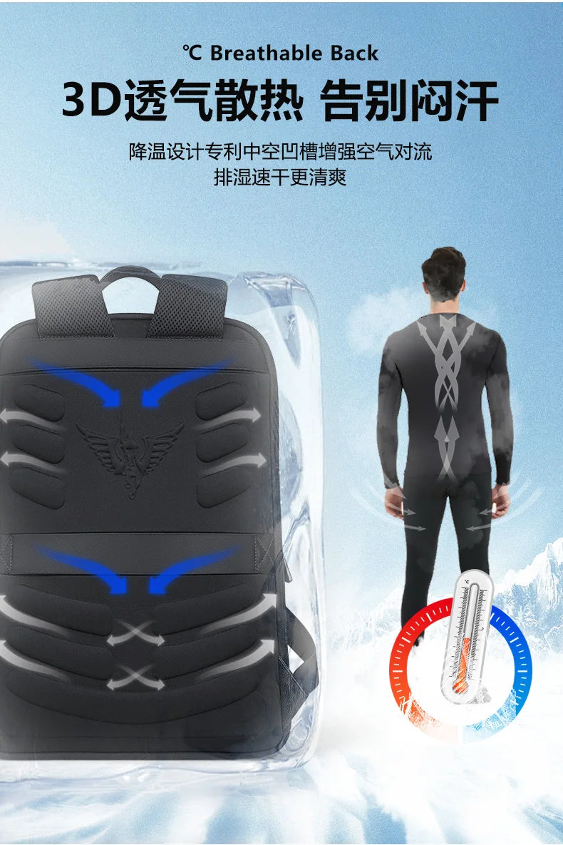 Mochila de cuero genuino de alta capacidad | Experiencia de viaje con estilo