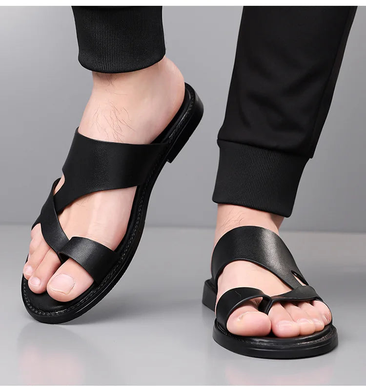 Men's Flat Summer Slippers | Comfortable & Lightweight Beach Sandals