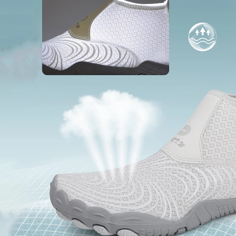 High Top Water Shoes | Versatile Diving, Swimming & Yoga Footwear