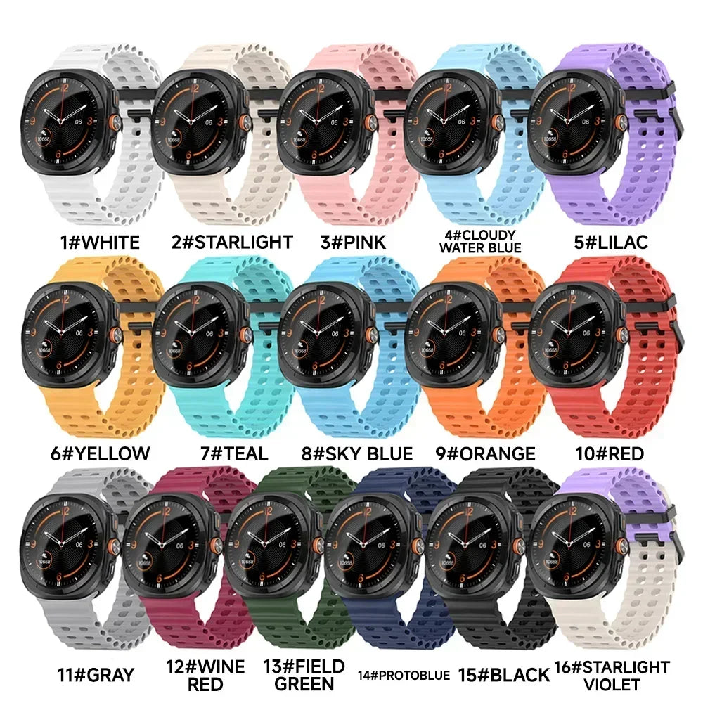 Silicone Sports Watch Strap for Galaxy Watch | Comfortable & Stylish