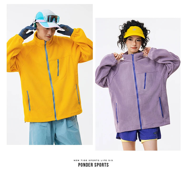Lightweight Waterproof Fleece Jacket for Outdoor Adventures