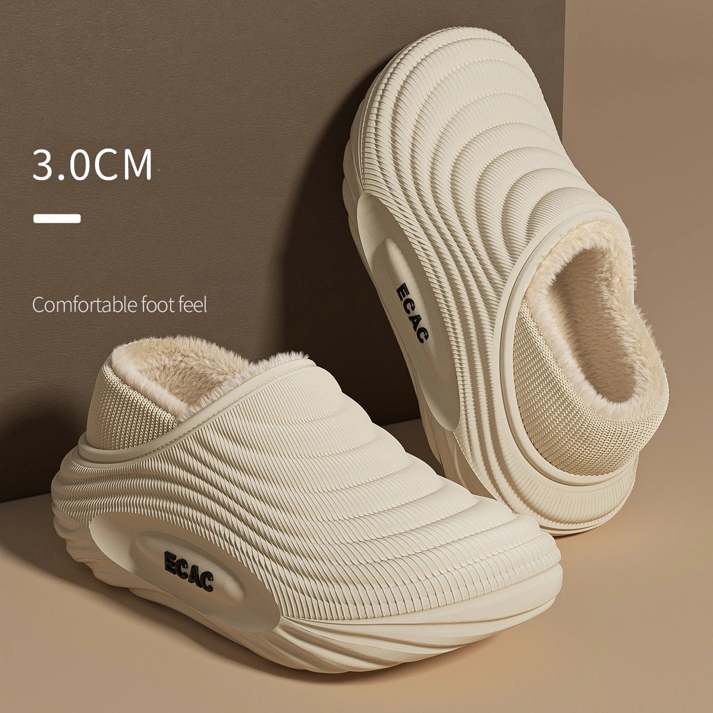 Warm Waterproof Cotton Slippers | Non-Slip Couple Home Shoes
