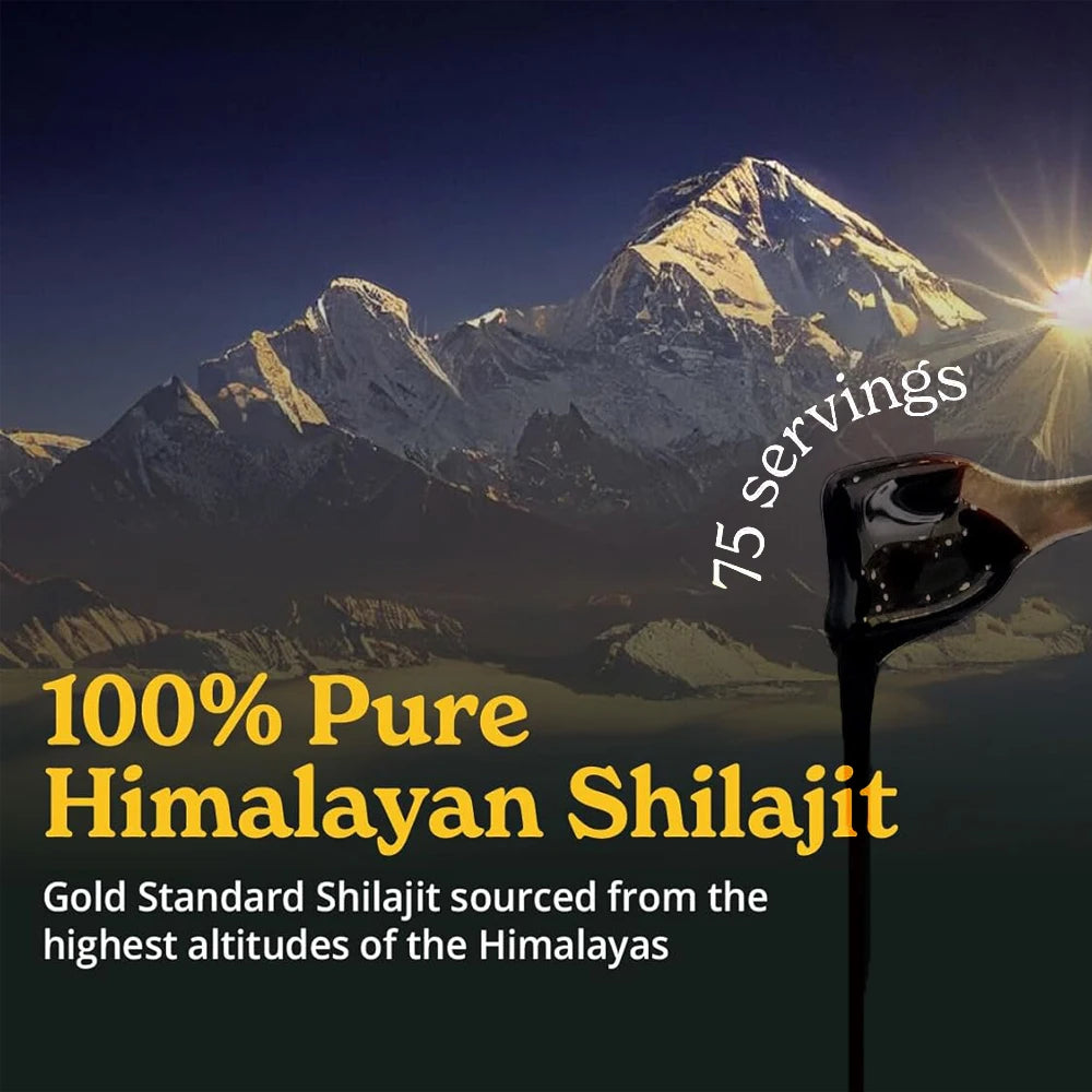 Pure Himalayan Organic Shilajit Resin | Boost Energy & Immunity
