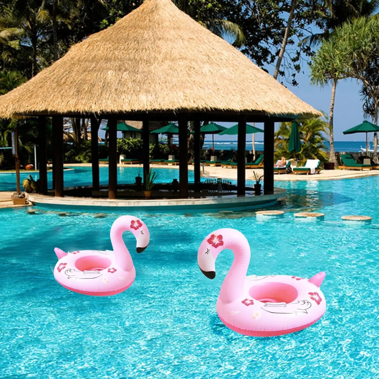 Summer Inflatable Flamingo Floating Seat for Kids | Pool Fun Toy