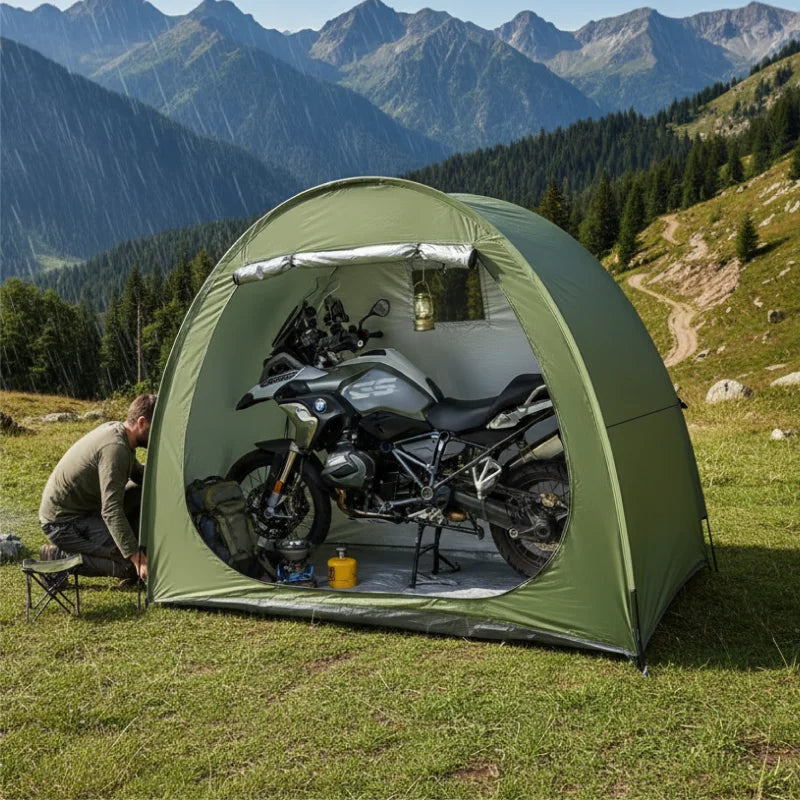 Portable Thickened Oxford Cloth Bike Shelter Tent for Outdoor Travel