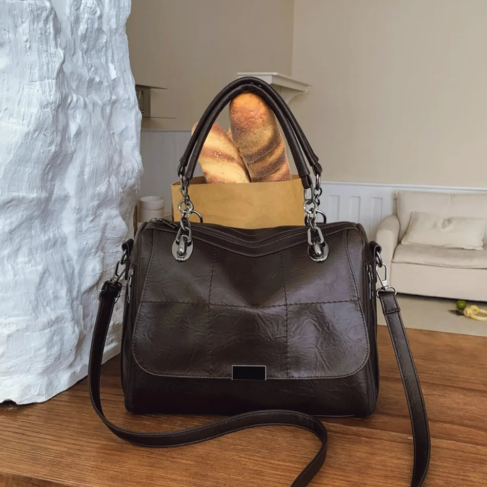 Luxury PU Leather Hand Bags for Women | Versatile Tote & Crossbody