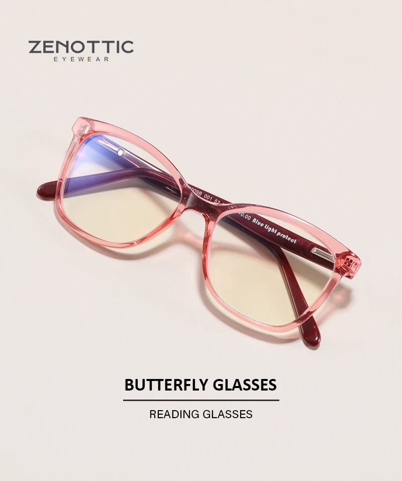 Stylish Women's Prescription Glasses | Progressive Square Acetate Frames