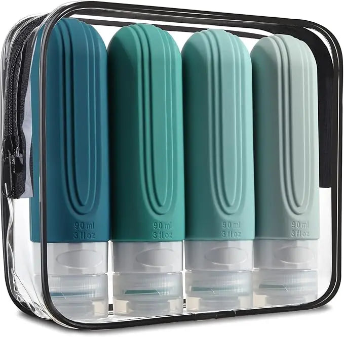 TSA Approved Travel Bottles | Leak Proof Silicone Toiletry Containers
