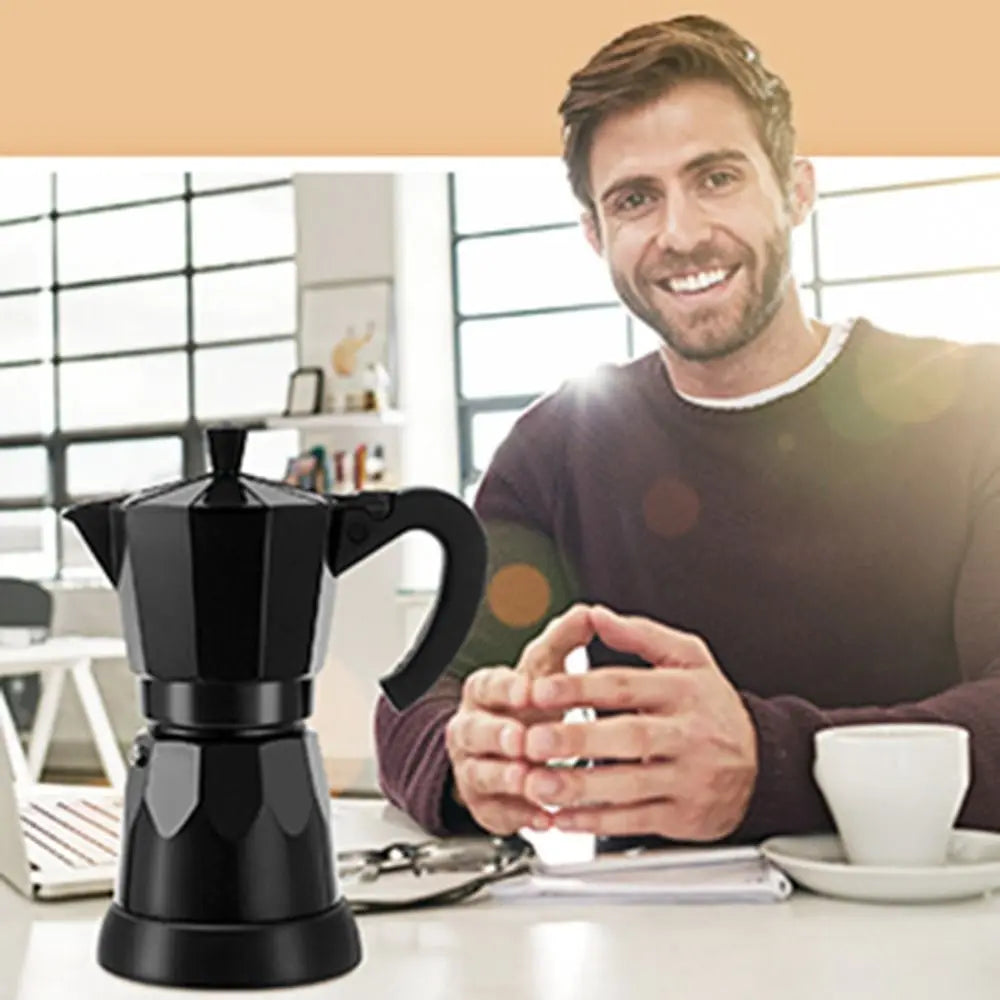 Detachable Electric Espresso Mocha Pot | Fast Brewing Coffee Maker