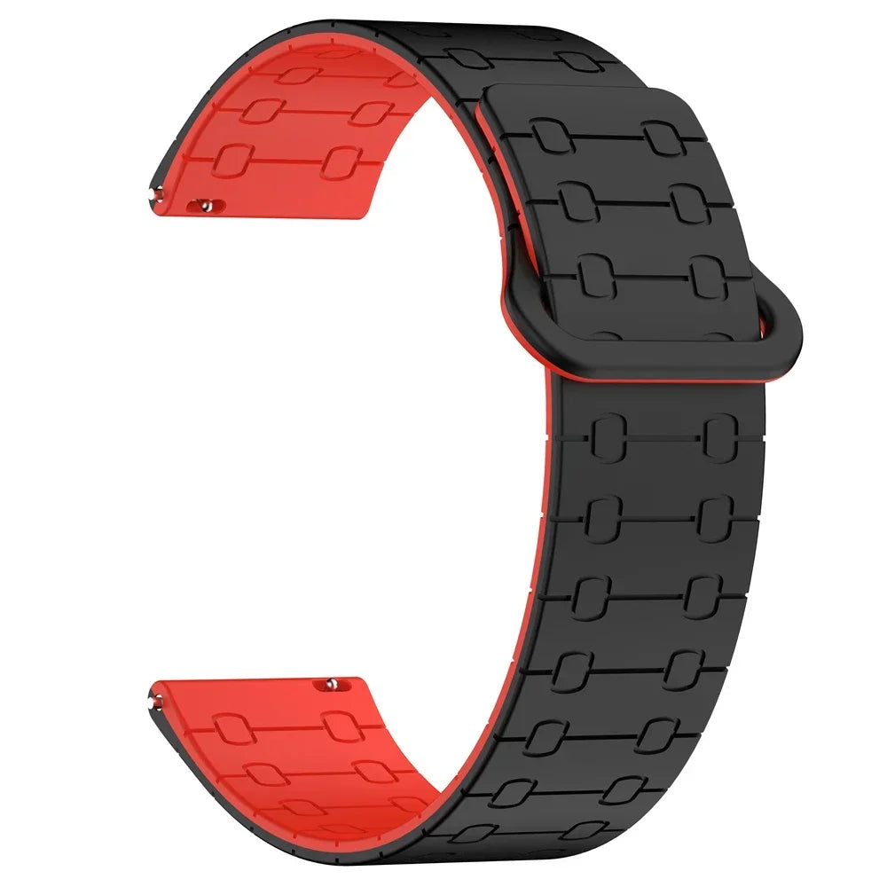 22mm Magnetic Silicone Strap | Versatile Sports Band Bracelet