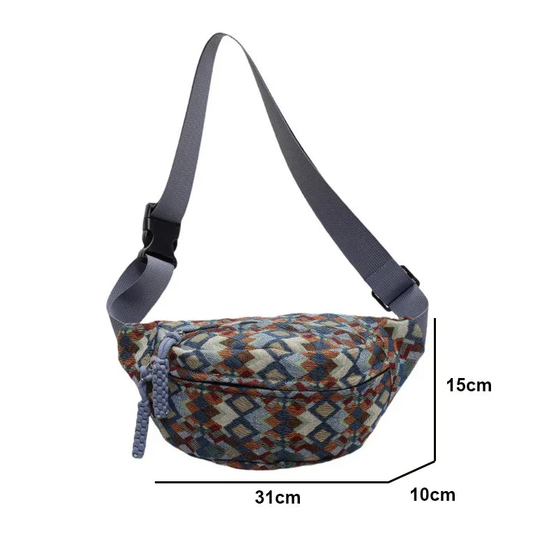 Stylish Corduroy Belt Bag for Women | Versatile Fanny Pack