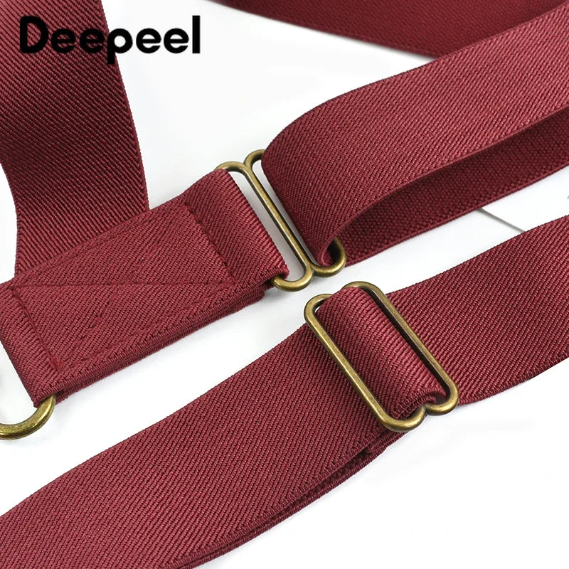 Adjustable Men's Suspenders | Stylish Elastic Braces for Pants