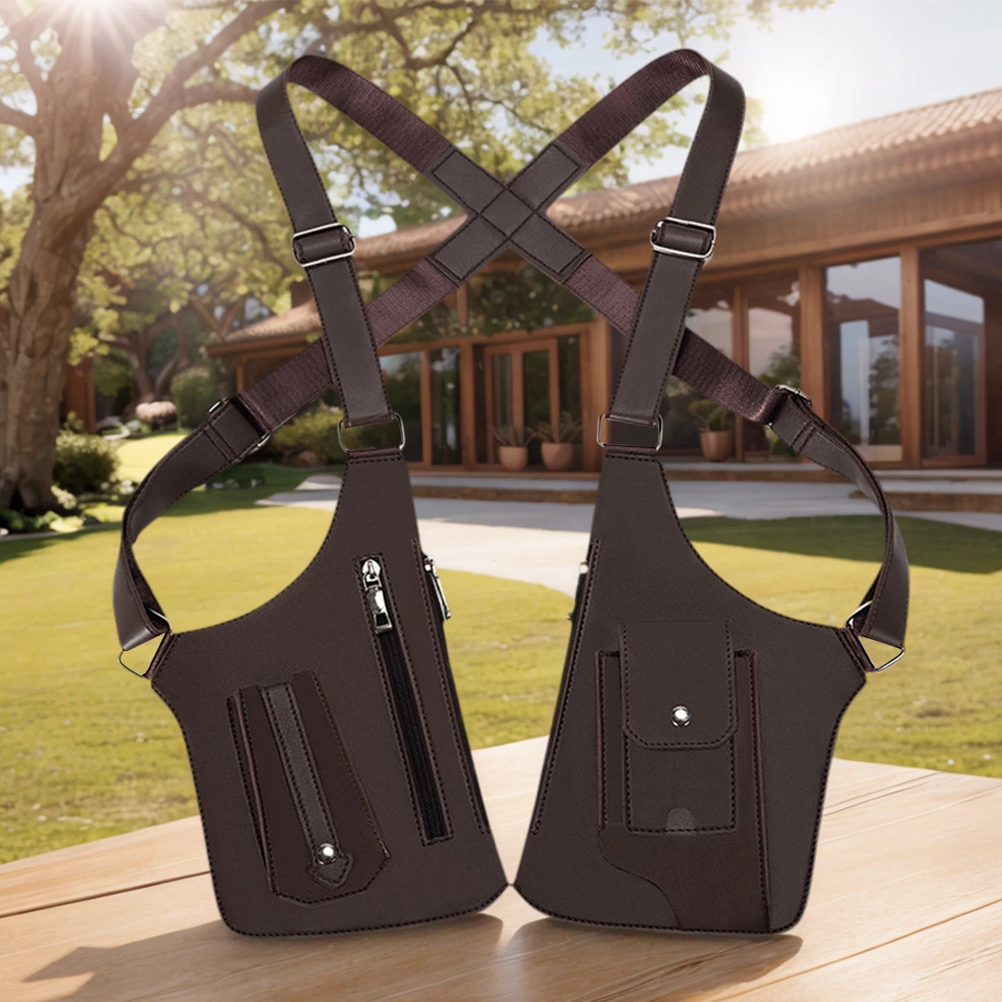 PU Leather Anti-Theft Underarm Bag | Multi-Pocket Shoulder Wallet
