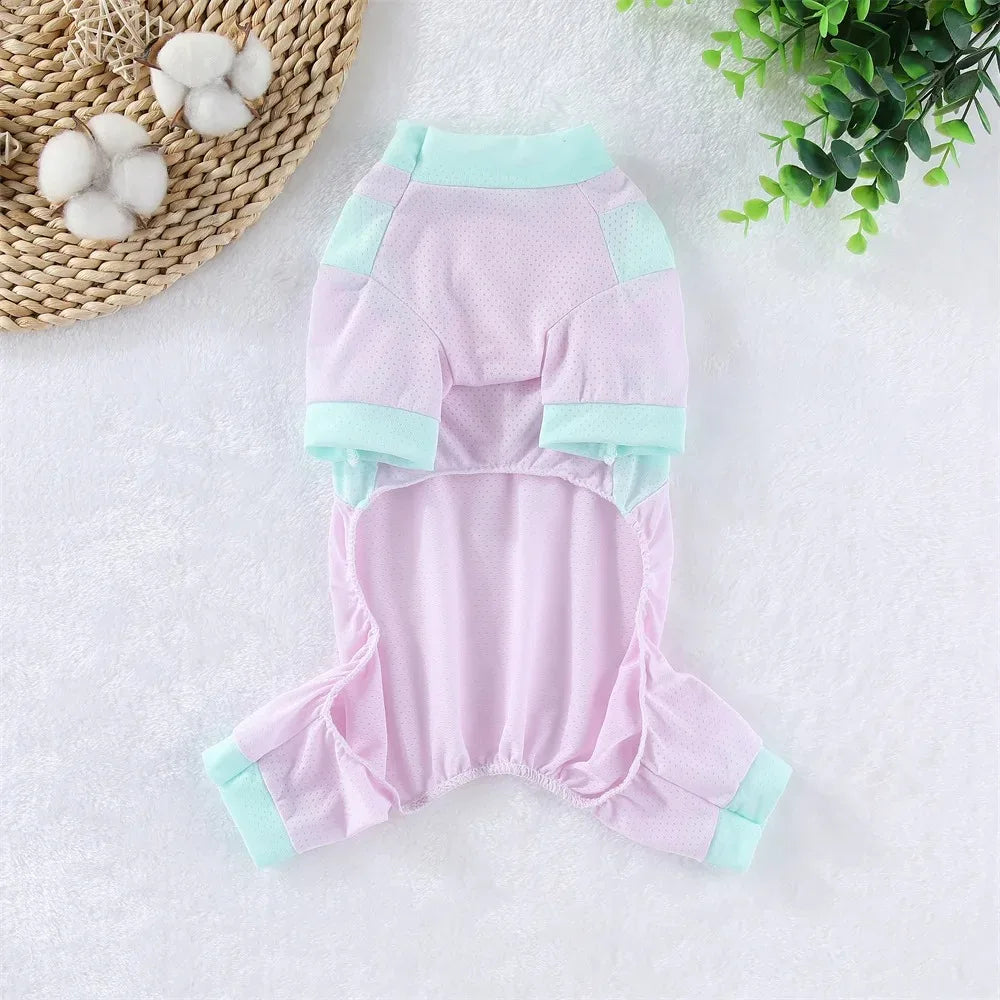 Summer Dog Cooling Jumpsuit | Breathable Quick-Drying Pet Vest