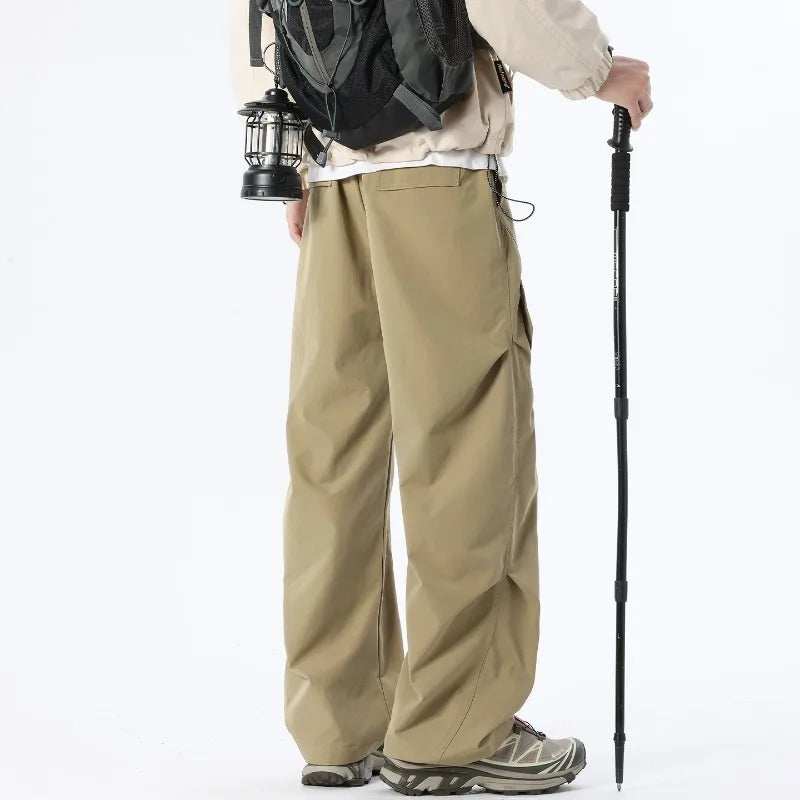 Men's Multi-Pocket Cargo Overalls | Stylish Baggy Trousers for Summer