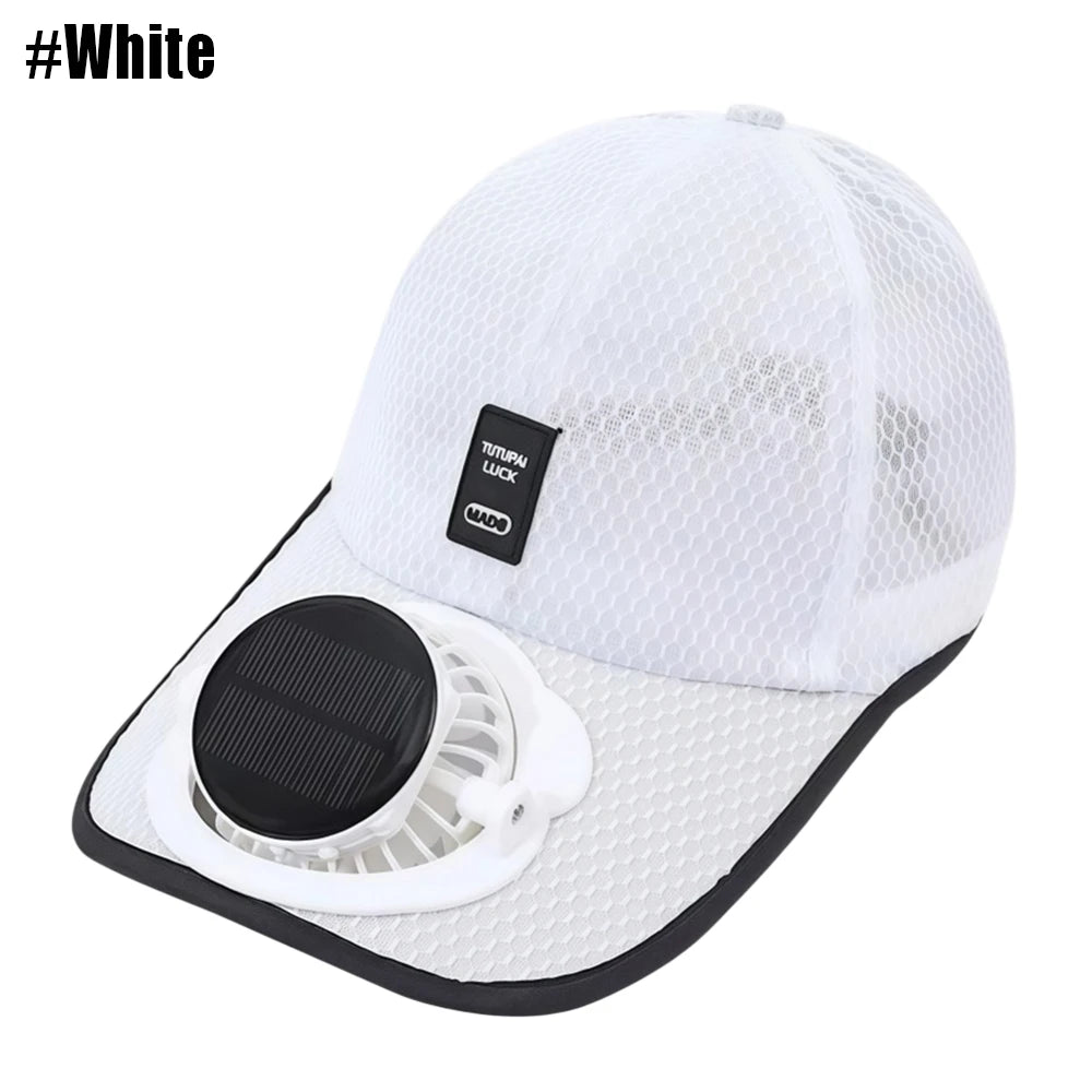 Solar Baseball Cap with Fan | Ultimate Sun Protection Gear
