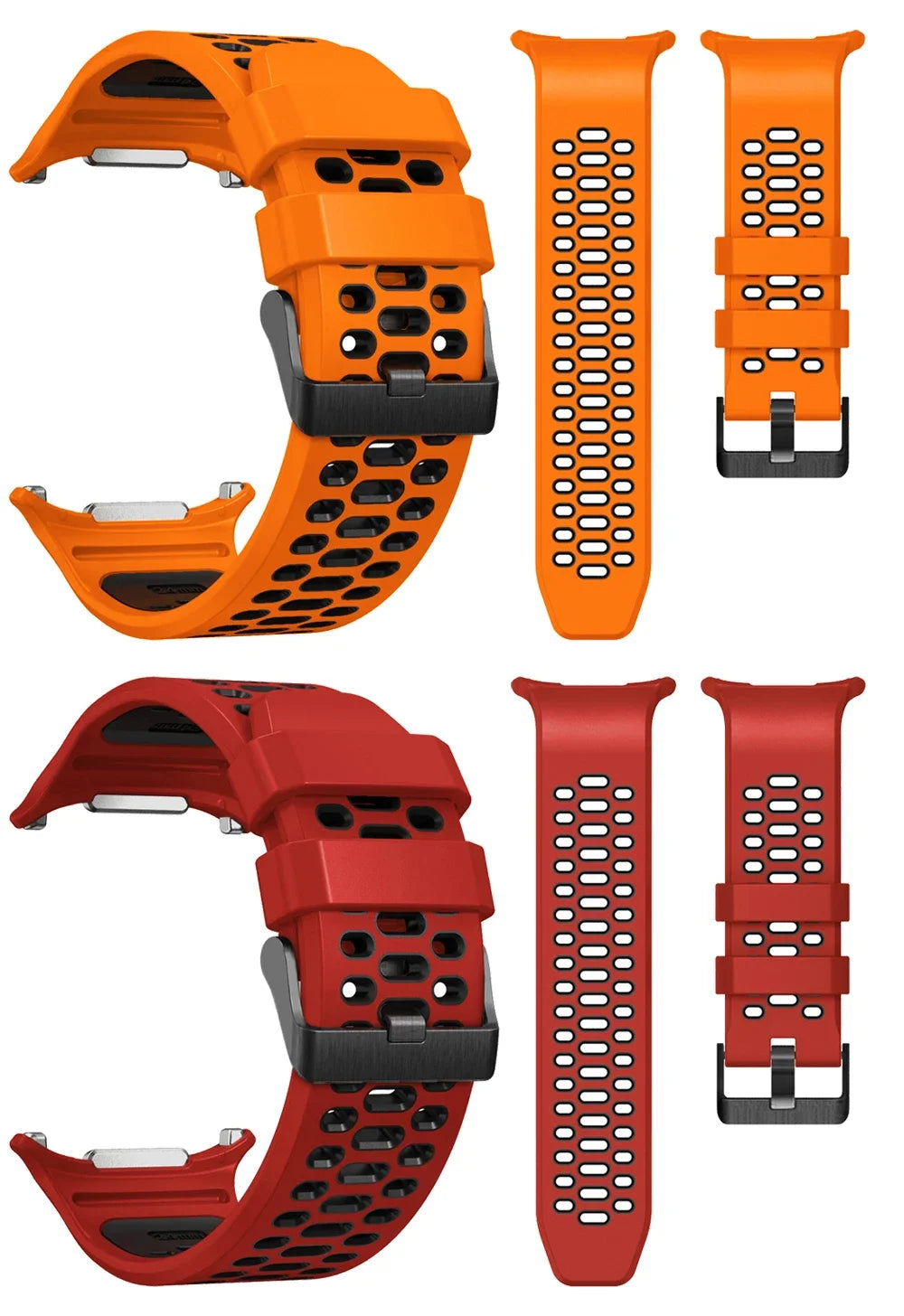 Silicone Breathable Band for Sports Watches | Comfortable Strap