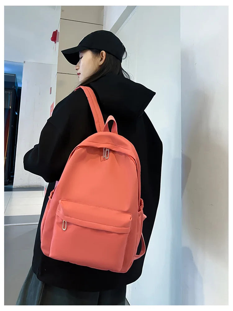 Stylish Large Capacity Backpack for Teen Girls | Minimalist School Bag