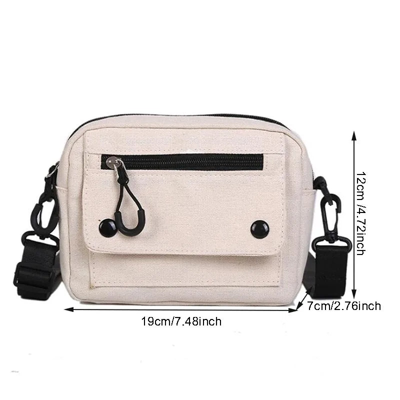 Stylish Canvas Handbag for Women | Mini Crossbody Shoulder Bag