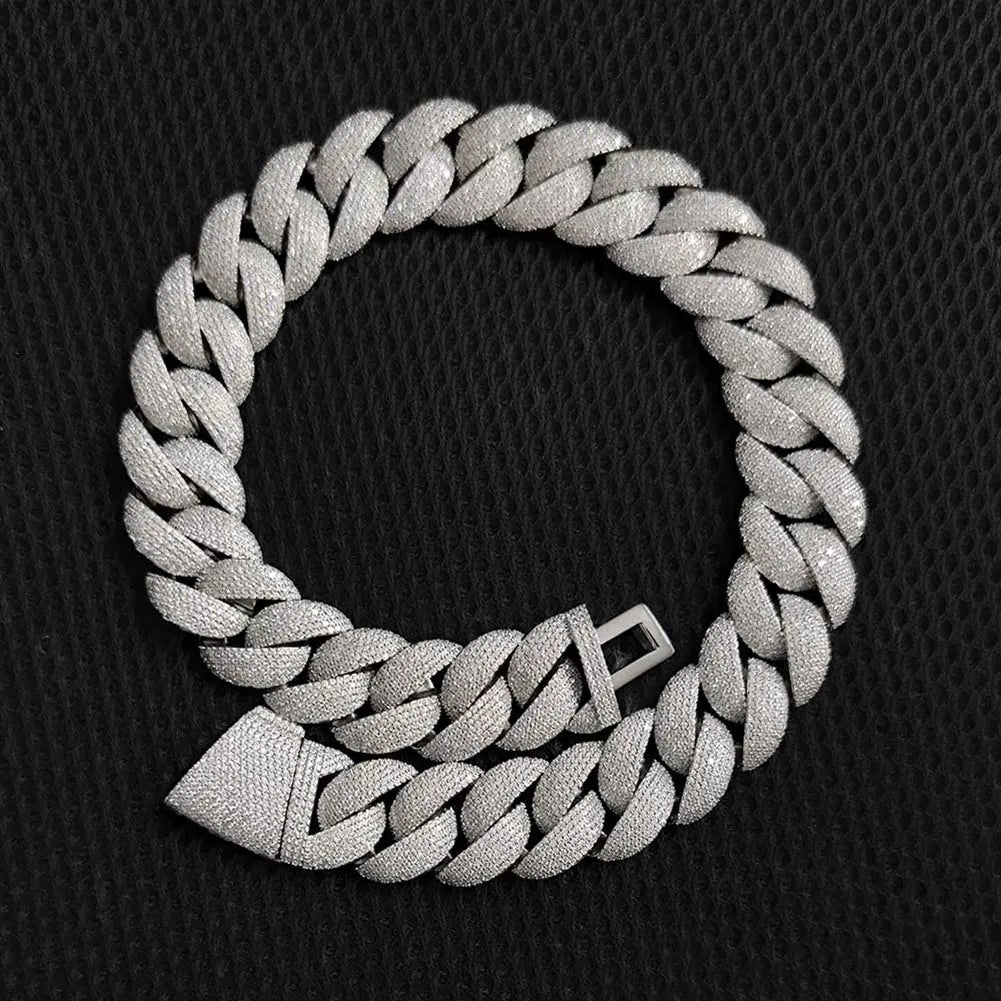 Luxury 24mm Diamond Chain Necklace | Iced Out Hip Hop Style
