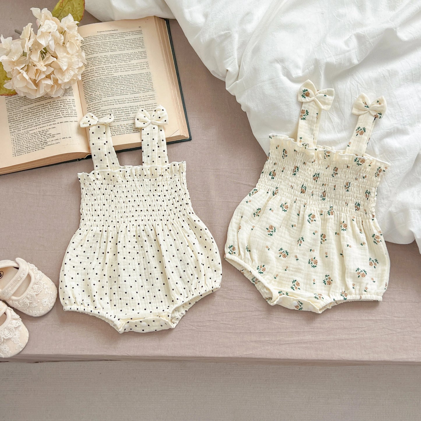 Kids Cotton Sleeveless Rompers | Cute Summer One-Pieces