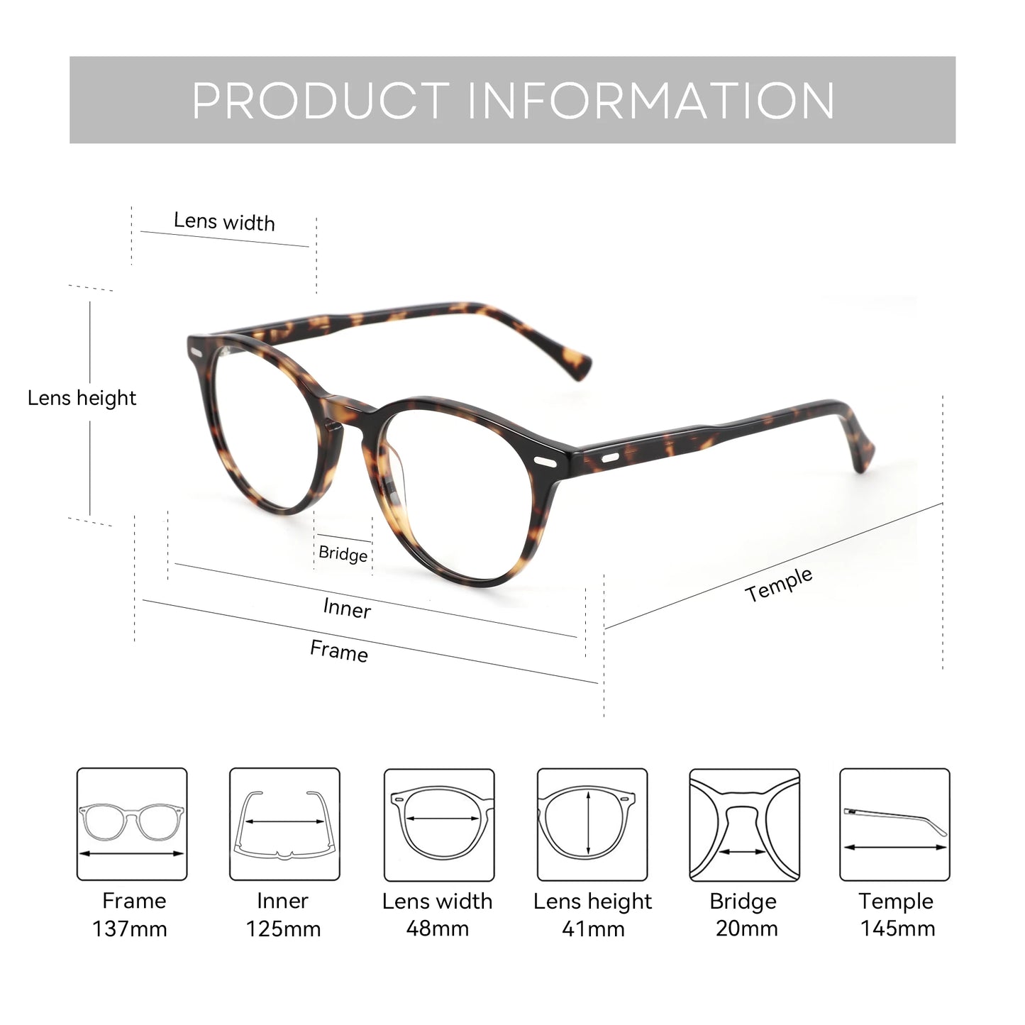 Stylish Round Prescription Glasses for Men & Women | Modern Look