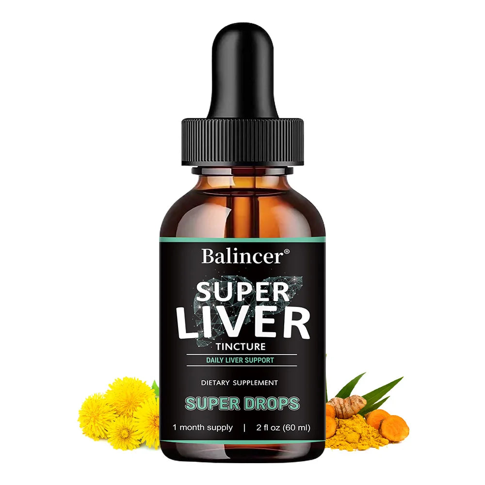 All-Natural Liver Support Liquid Drops with Milk Thistle