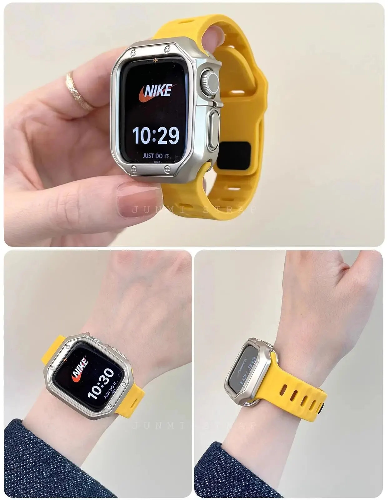 Soft Silicone Sport Strap & Case for Smartwatch | Comfort & Style