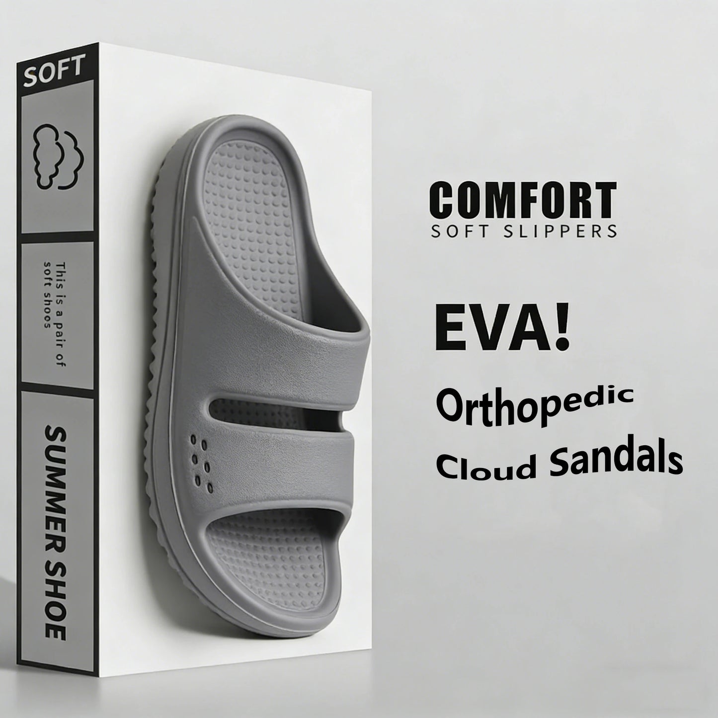 Comfortable Orthopedic Sandals for Women | Cloud Indoor Slides