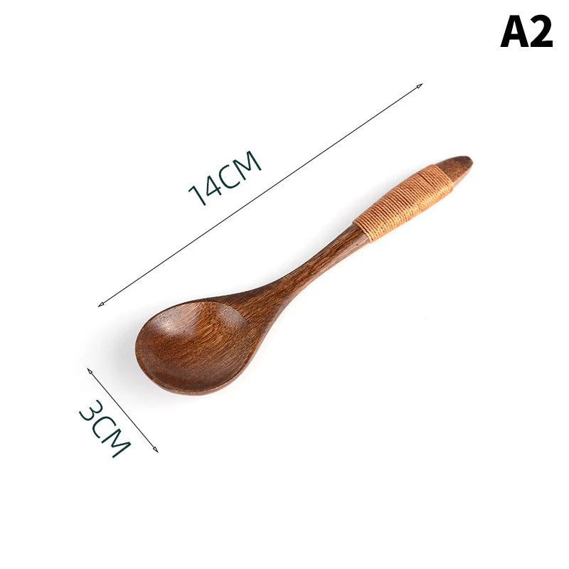 Small Wooden Spoon for Children | Natural Multi-Purpose Scoop