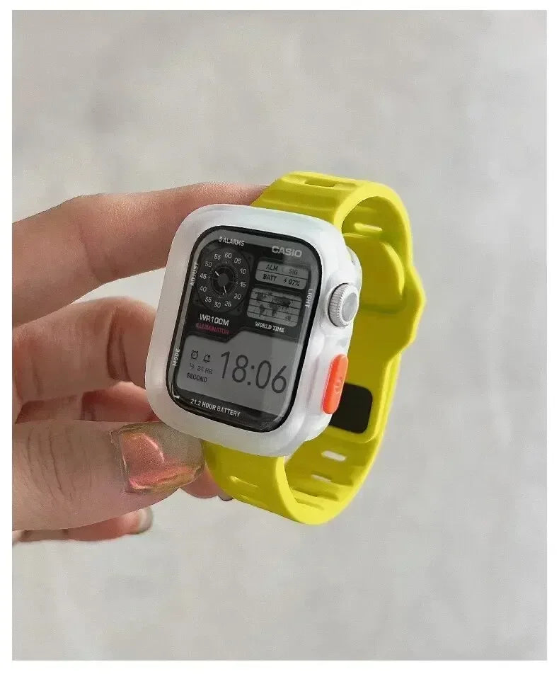 Silicone Case and Strap for Smart Watches | Comfortable & Durable