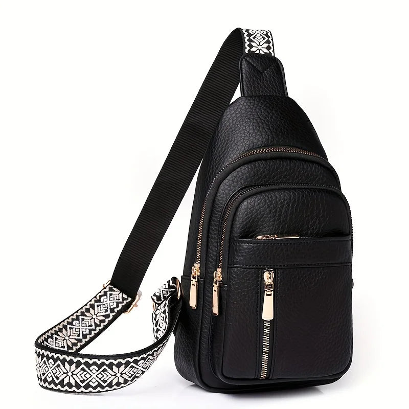 Multifunctional Retro Chic PU Leather Crossbody Bag | Versatile Design