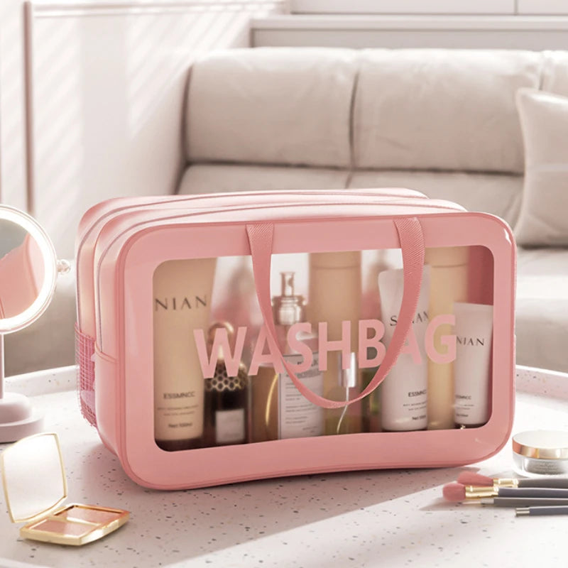 Large Waterproof Toiletry Bag | Portable Skincare Organizer