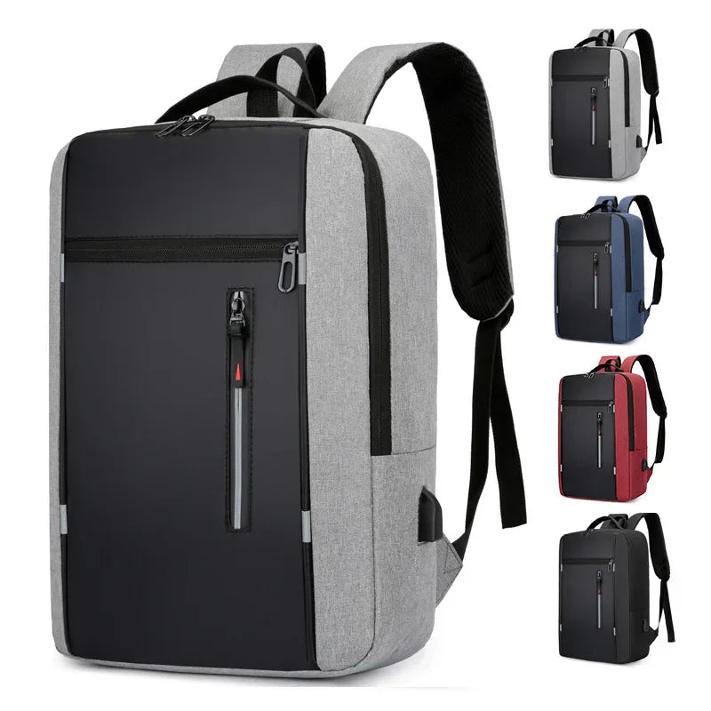 Waterproof Business Laptop Backpack | USB Charging & High Capacity