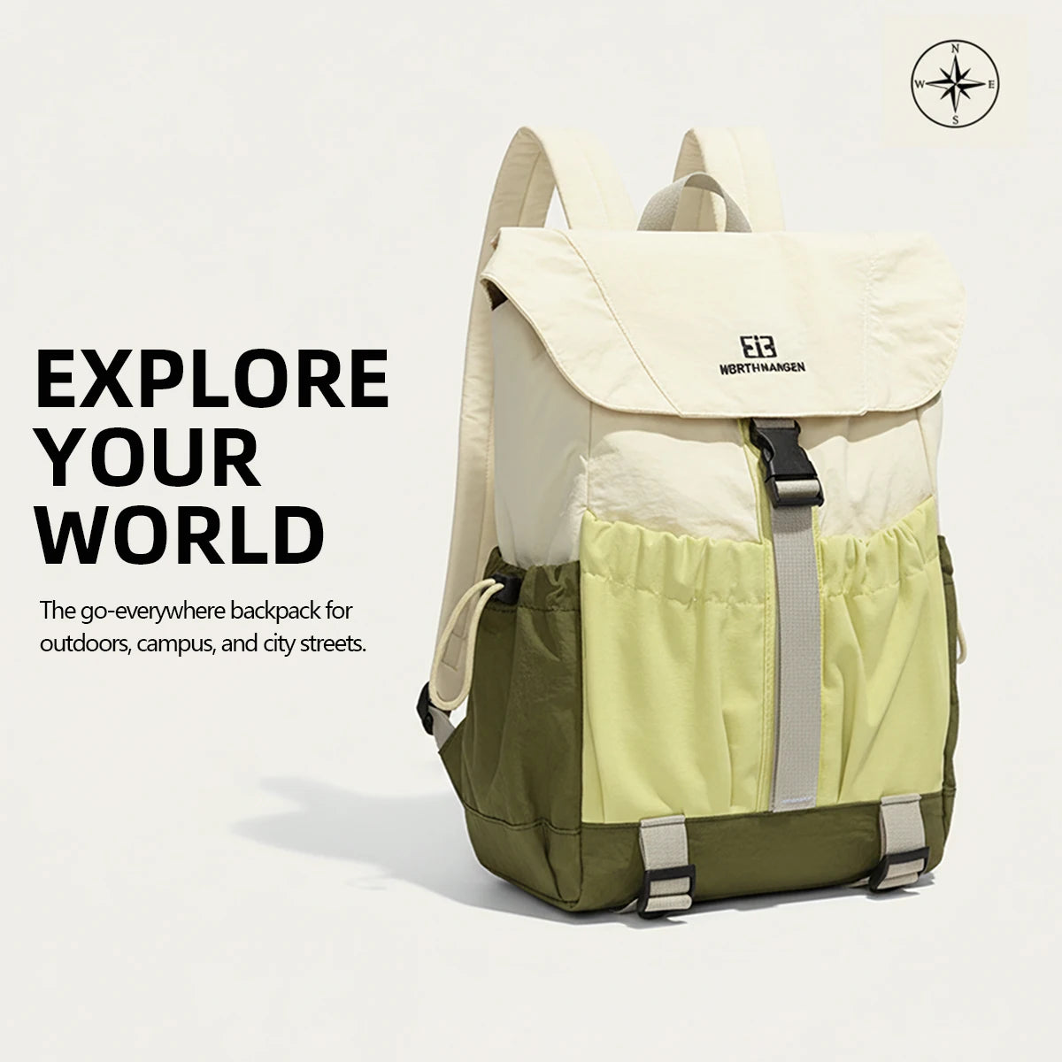 Women's New Style Backpack for Commuting and Travel, Lightweight, Suitable for College and High School Students, Stylish, for Class, Outdoor Sports, Laptop Backpack for Men