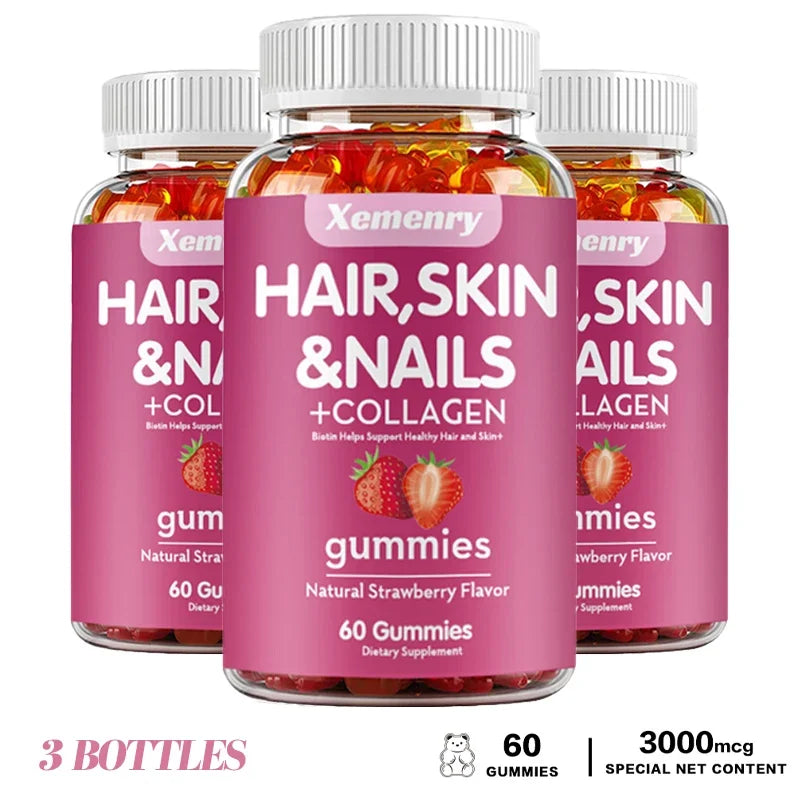 Hair, Skin & Nails Gummies | Biotin Supplements for Wellness